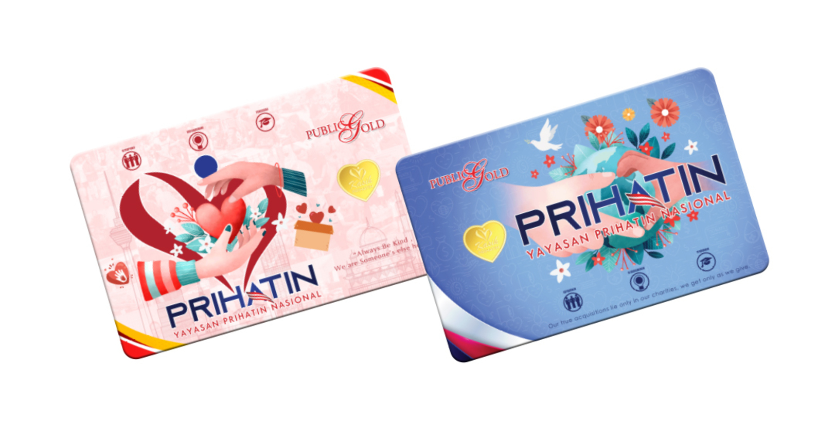 與關懷福利基金會合作 大眾金行推PRIHATIN金片